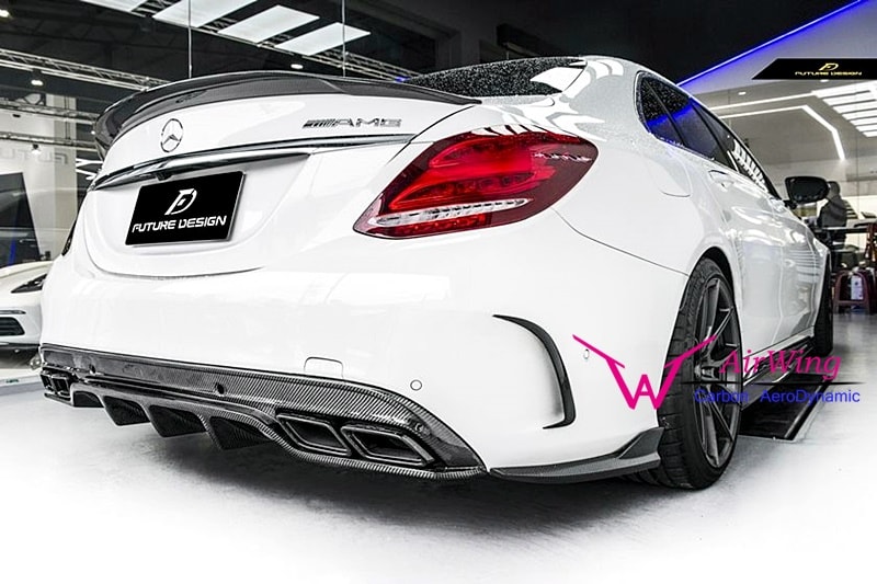 AIRWING CO.,LTD. - Products - W205 C63 Sedan - FD-GT style Carbon Rear ...